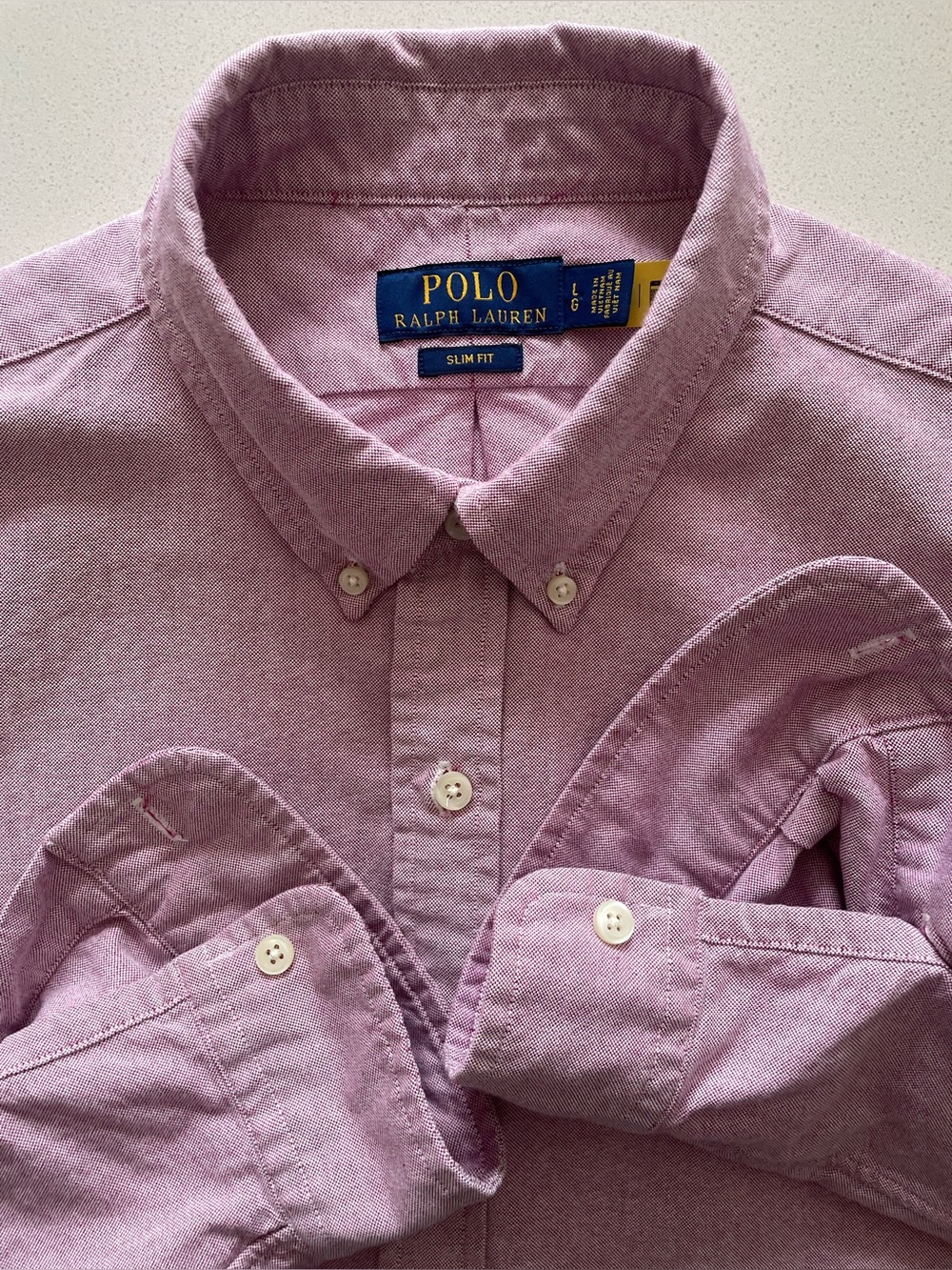 Polo Ralph Lauren - cotton Oxford button down shirt Size Large